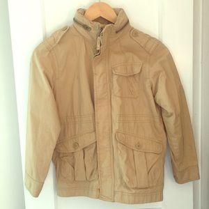 GAP boys size medium tan spring jacket